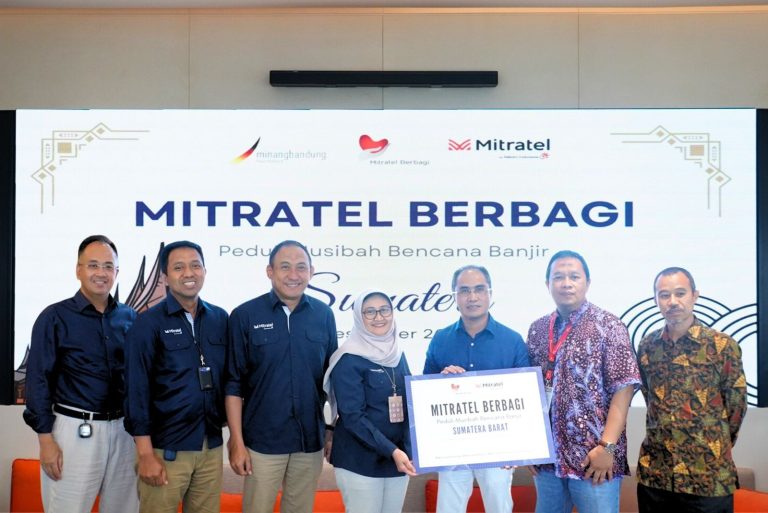 Mitratel Serahkan Bantuan Gempa Sumbar Melalui YMBI