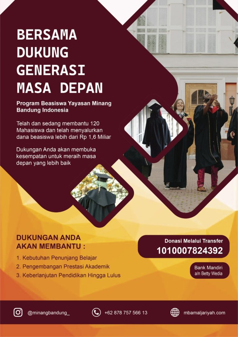 Mari Tunaikan Zakat melalui Program Beasiswa YMBI !